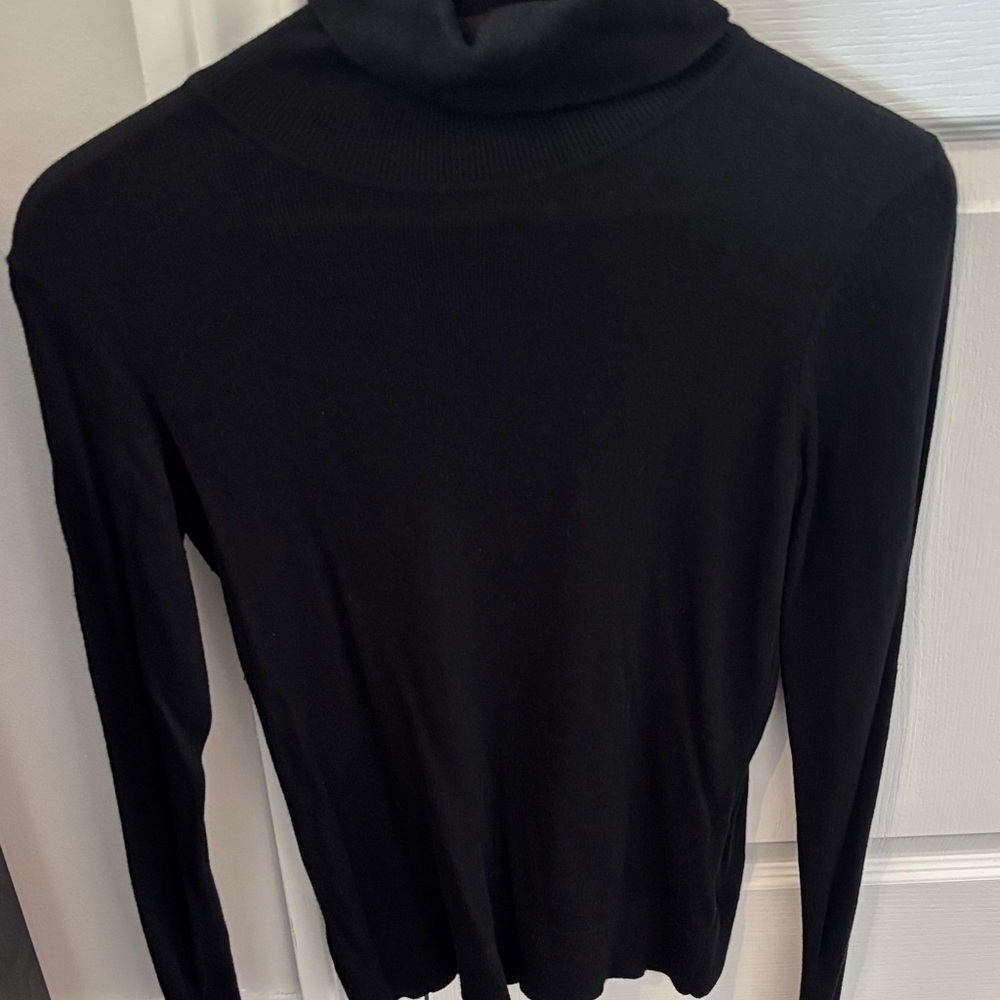 RW&CO. Elegant Black Turtleneck Sweater